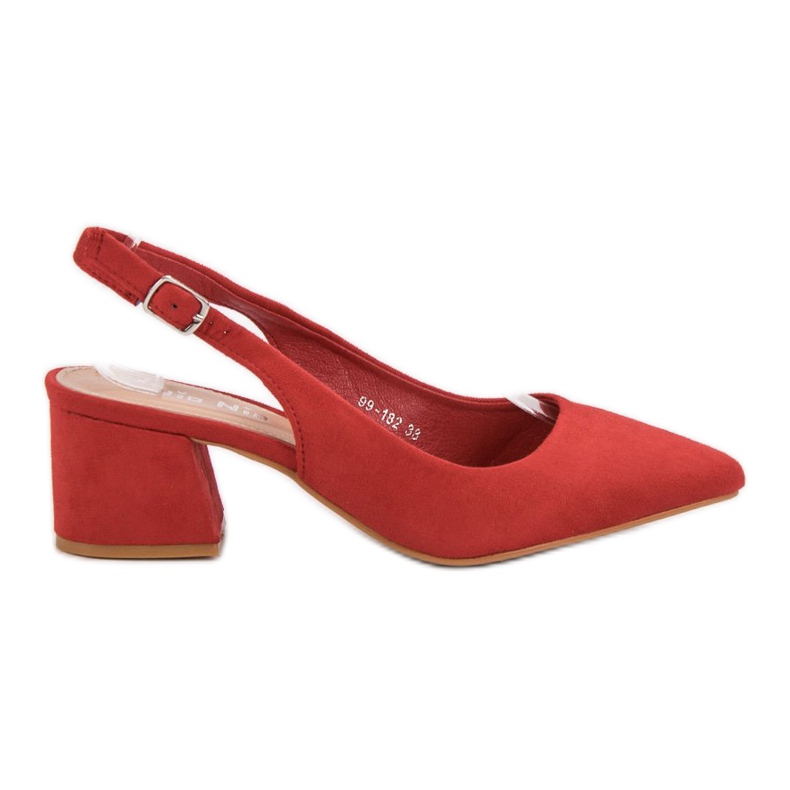Nio Nio Décolleté rosse in Spitz rosso