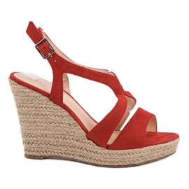 Espadrillas su sandali Kotrurnie rosso