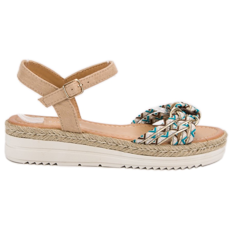 Ch. Creation Sandali espadrillas alla moda marrone