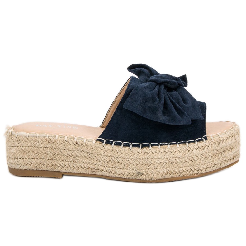 Pantofole Espadrillas Sulla Piattaforma blu blu navy