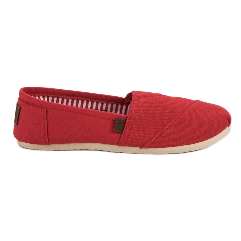 Slipons rossi classici rosso