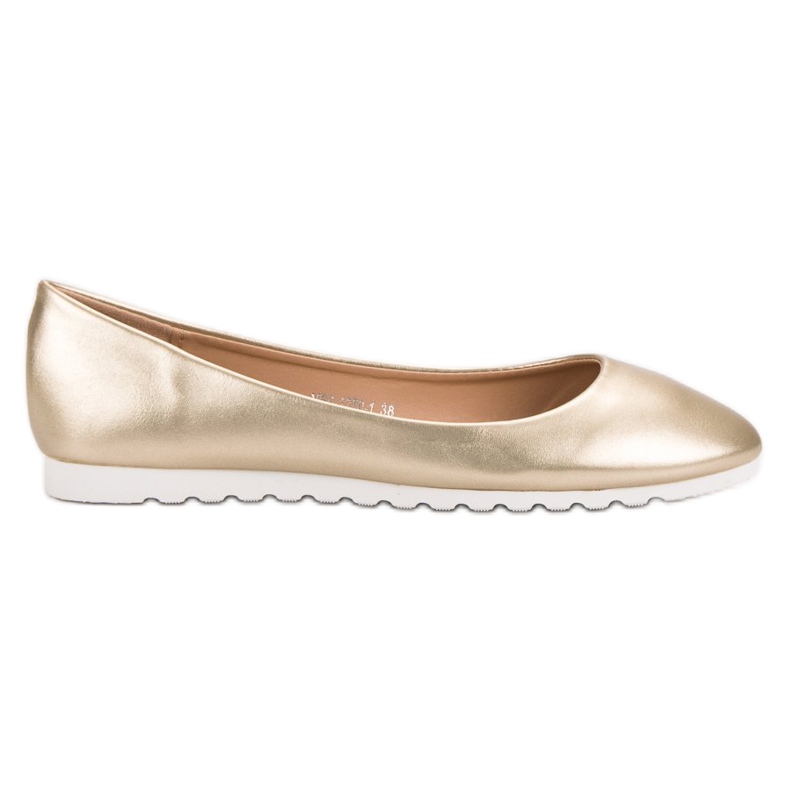 Yes Mile Classiche ballerine dorate d'oro