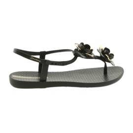 Sandali Ipanema scarpe da donna con fiori 82662 nero giallo
