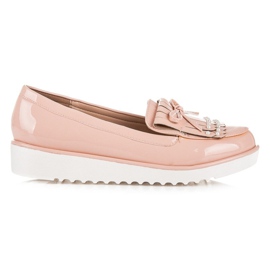 VICES Scarpe laccate a polvere rosa