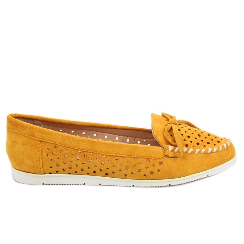 Mocassini da donna gialli T339P Yellow giallo