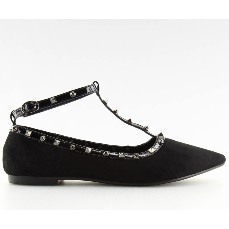 Ballerine con borchie nero 127-13 nero II-GAT
