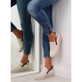 Sneakers senza lacci beige 107-40 Beige II-GAT