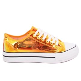 XL19P gialle Sneaker gialle benzina d'oro