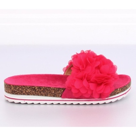 Flower power fucsia BG47P Pantofole fucsia rosa