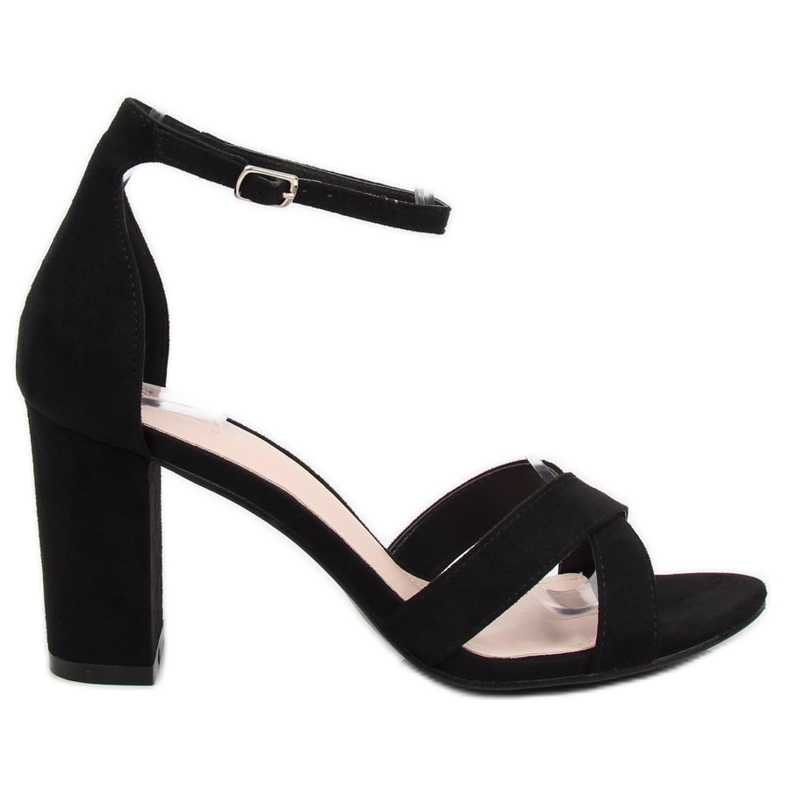 Sandali sul palo nero NF-40P Black