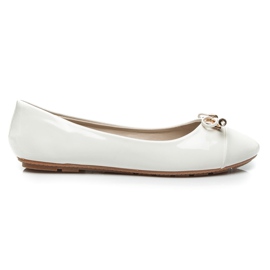 Fgm Paris Ballerine laccate bianco