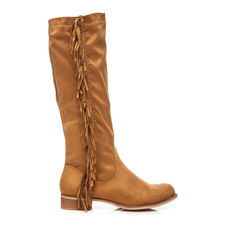 Top Or Stivali in pelle scamosciata marrone