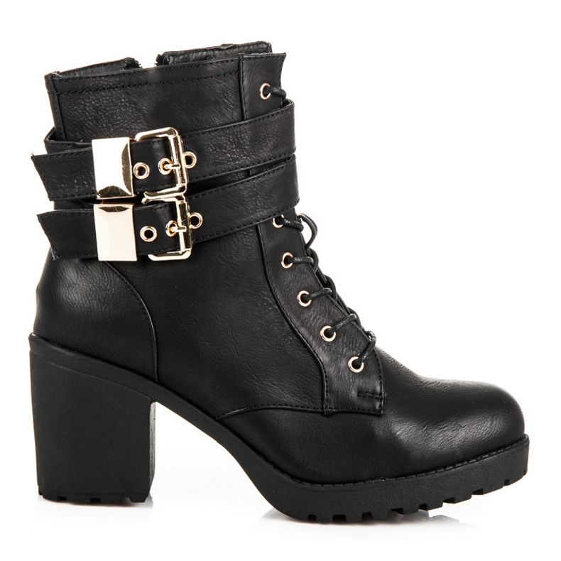 Stivali Comodi Con Pelliccia nero