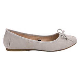 Lucky Shoes Ballerine allacciate grigie grigio