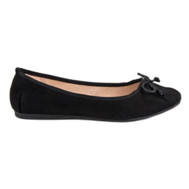 Lucky Shoes Ballerine legate nere nero