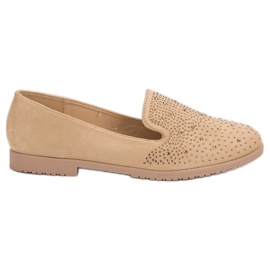 Signori beige con cristalli