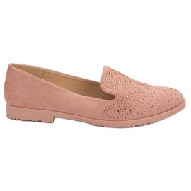 Signori della polvere con cristalli rosa
