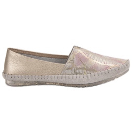 Slip on VINCEZA in pelle giallo