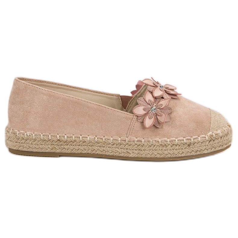 Espadrillas Con Fiori rosa
