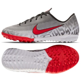 Scarpa da calcio Nike Mercurial Vapor 12 Academy Neymar Tf Jr AO9476-170 grigio grigio