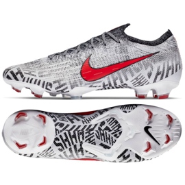 Nike Merurial Vapor 12 Elite Neymar Fg M AO3126-170 scarpe da calcio bianca grigio
