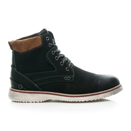 American Club Scarpe da uomo autunno nero