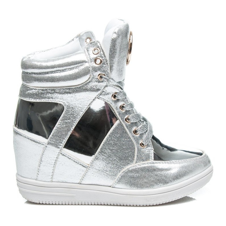 Vices Sneakers alla moda con ornamento grigio
