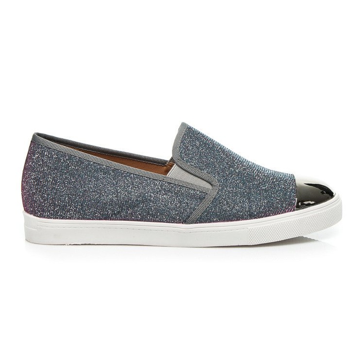 Queen Bee Glitter Slip Ony grigio