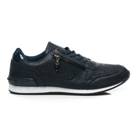 Scarpe comode serpente blu blu navy
