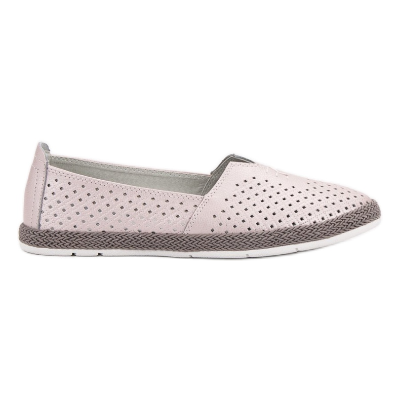 Sneakers In Pelle Slip On VINCEZA rosa