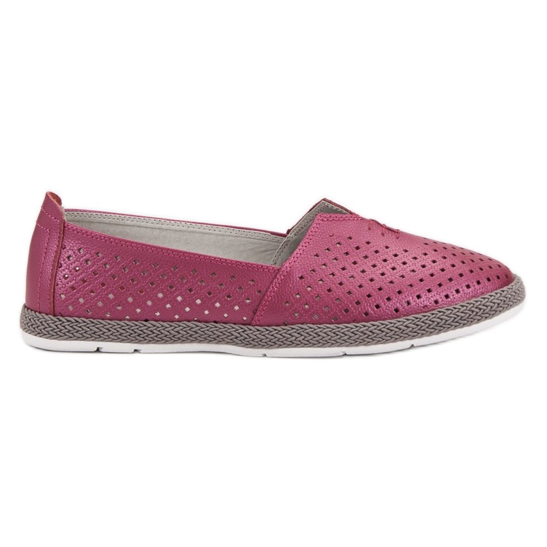 Sneakers In Pelle Slip On VINCEZA viola