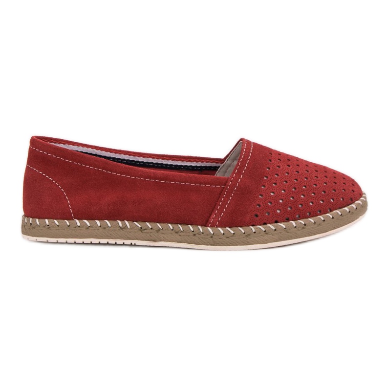 Filippo Espadrillas in pelle rossa rosso