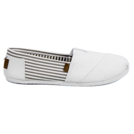 Scarpe da ginnastica leggere slip-on bianco
