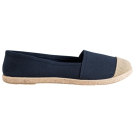Espadrillas blu navy alla moda