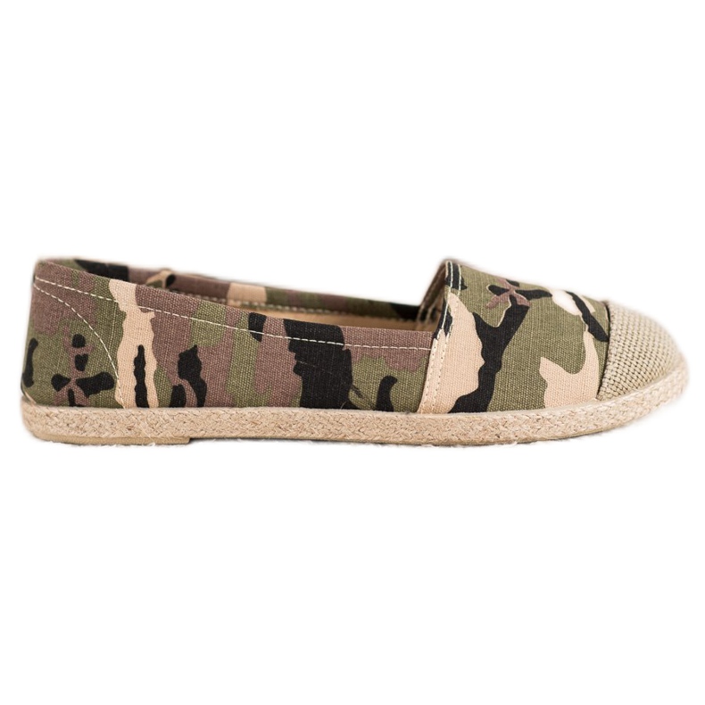 Espadrillas alla moda Moro marrone verde
