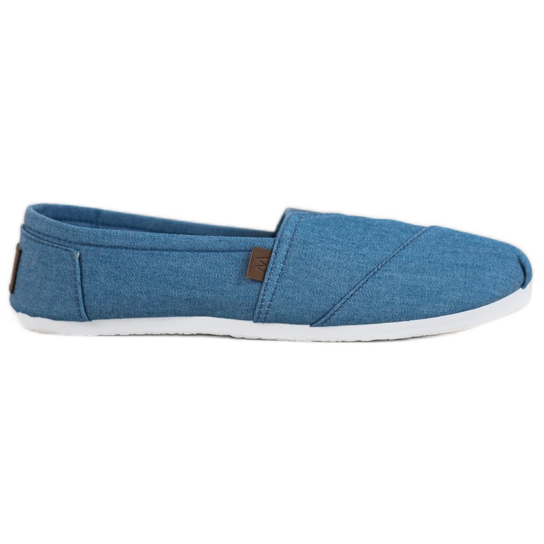 Scarpe da ginnastica blu slip-on