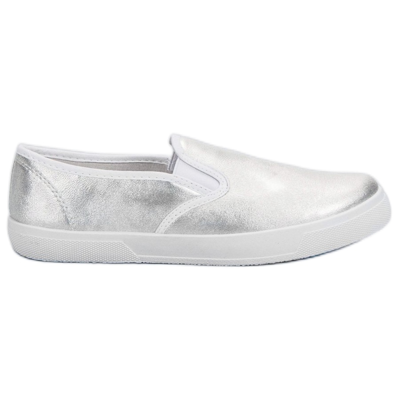 Slipons d'argento grigio