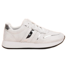 Comode scarpe da ginnastica bianche bianco