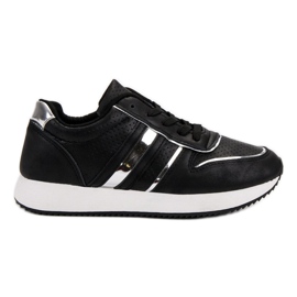 Comode scarpe da ginnastica nere nero