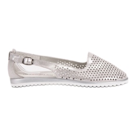 Ballerine VINCEZA in pelle grigio