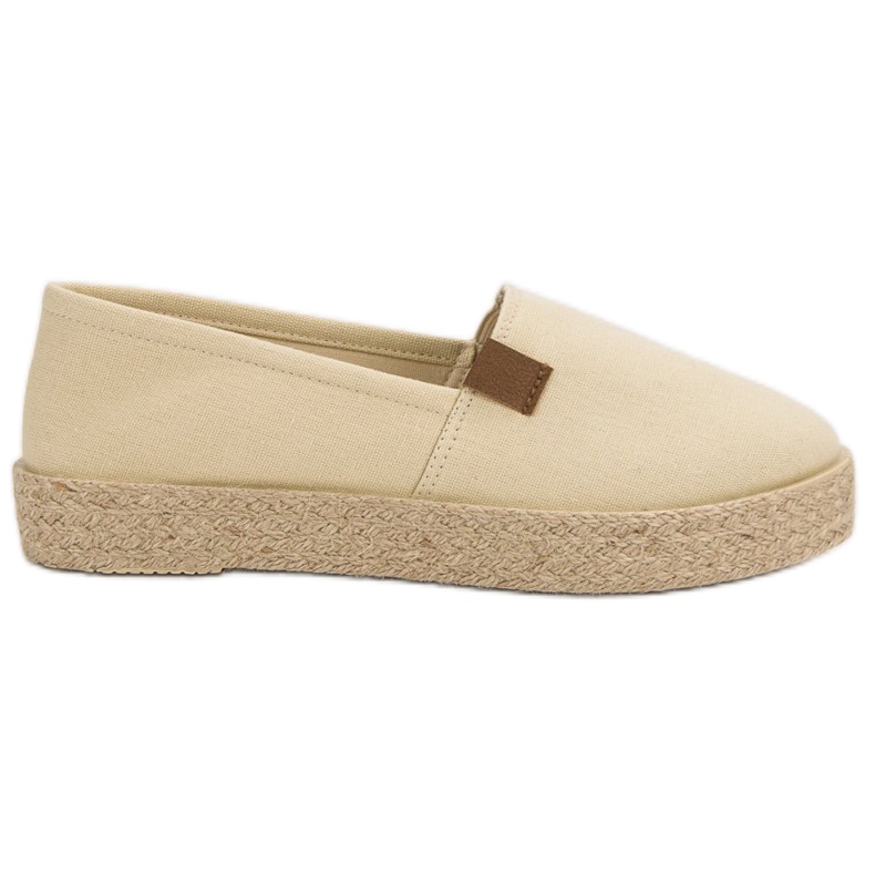 Espadrillas Beige Slip On