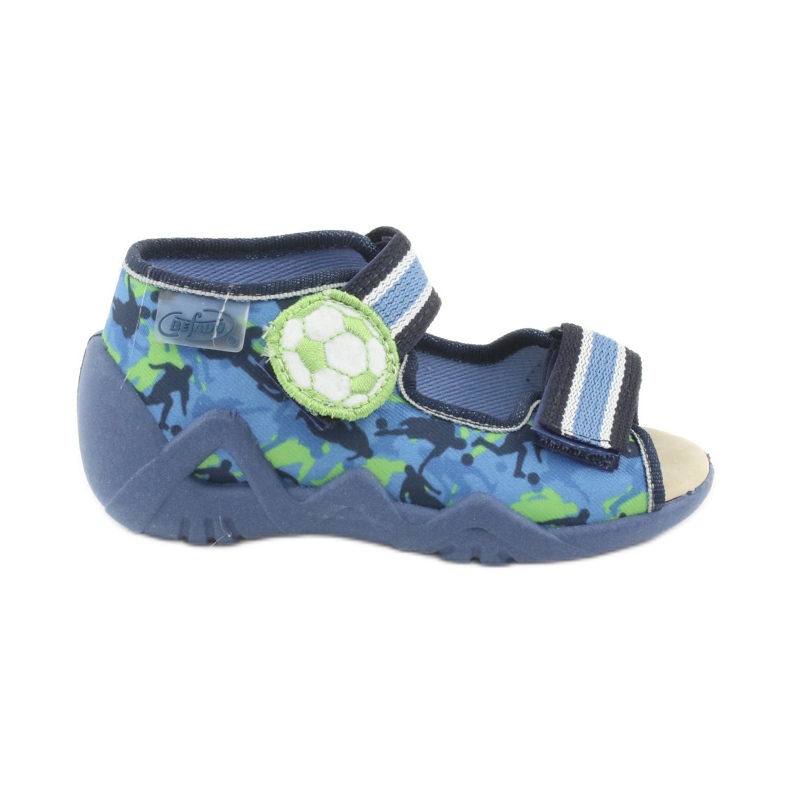Scarpe da bambino Befado gialle 350P002 blu verde