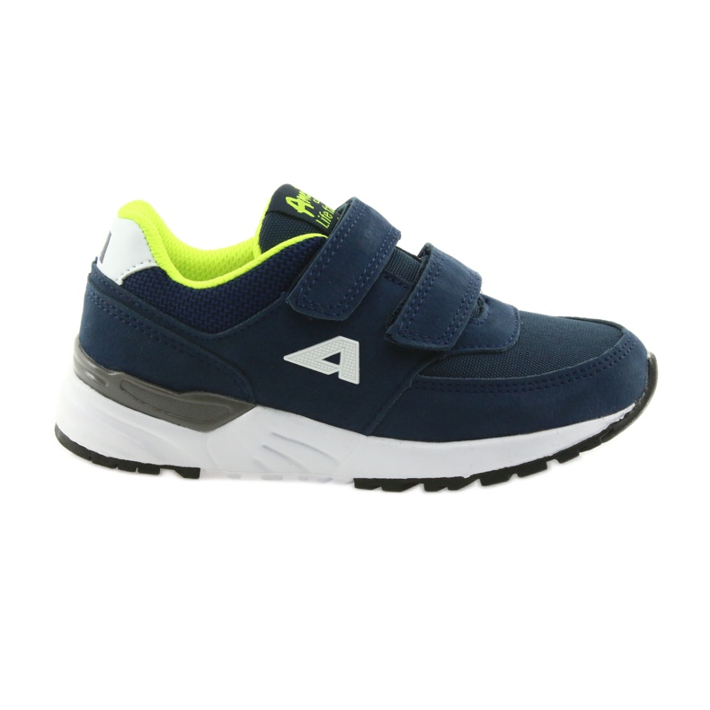 Soletta interna in pelle blu navy American Club BS09 verde