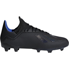 Scarpe da calcio Adidas X 18.3 Fg Jr D98184 multicolore nero