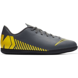 Scarpe indoor Nike Mercurial Vapor X 12 Club Ic Jr AH7354-070 grigio grigio
