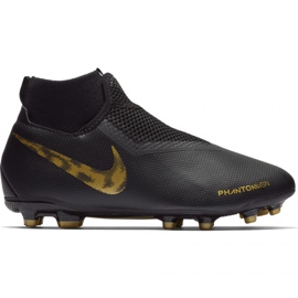 Nike Phantom Vsn Academy Df FG / MG Jr AO3287-077 scarpe da calcio nero nero