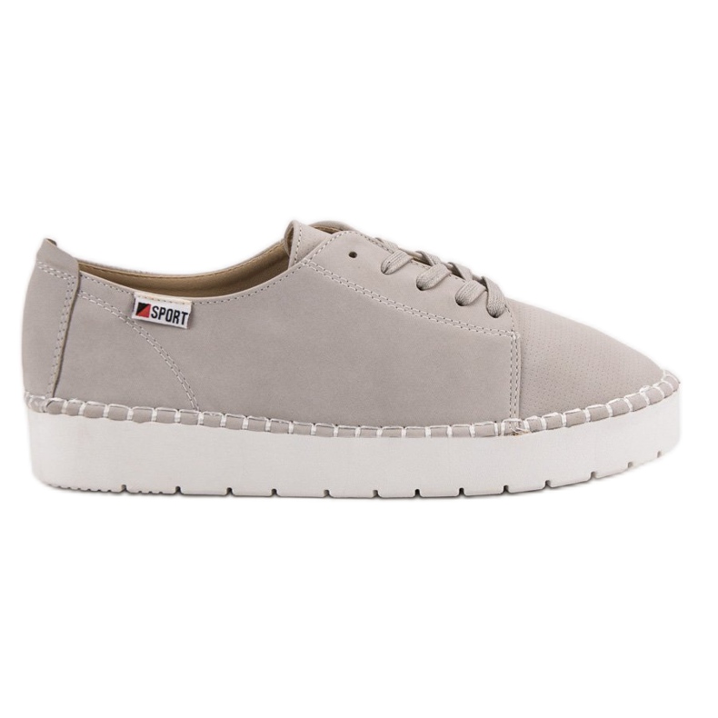 Scarpe annodate grigie VICES grigio