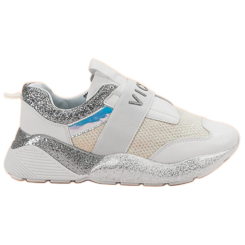 VICES Scarpe sportive slip-on bianca