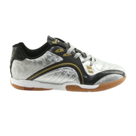 Scarpe sportive indoor American Club OG13 Silver nero grigio giallo