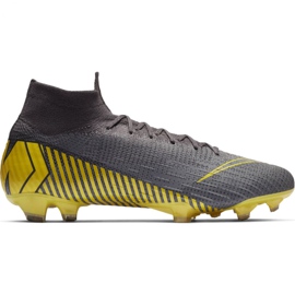 Nike Mercurial Superfly 6 Elite Fg M AH7365-070 scarpe da calcio nero grigio